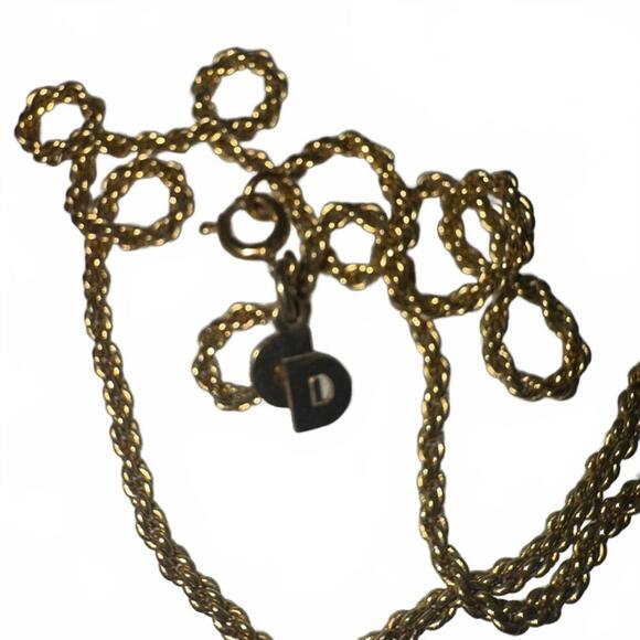 Christian Dior Gold Plated Necklace - Picture 3 of 5